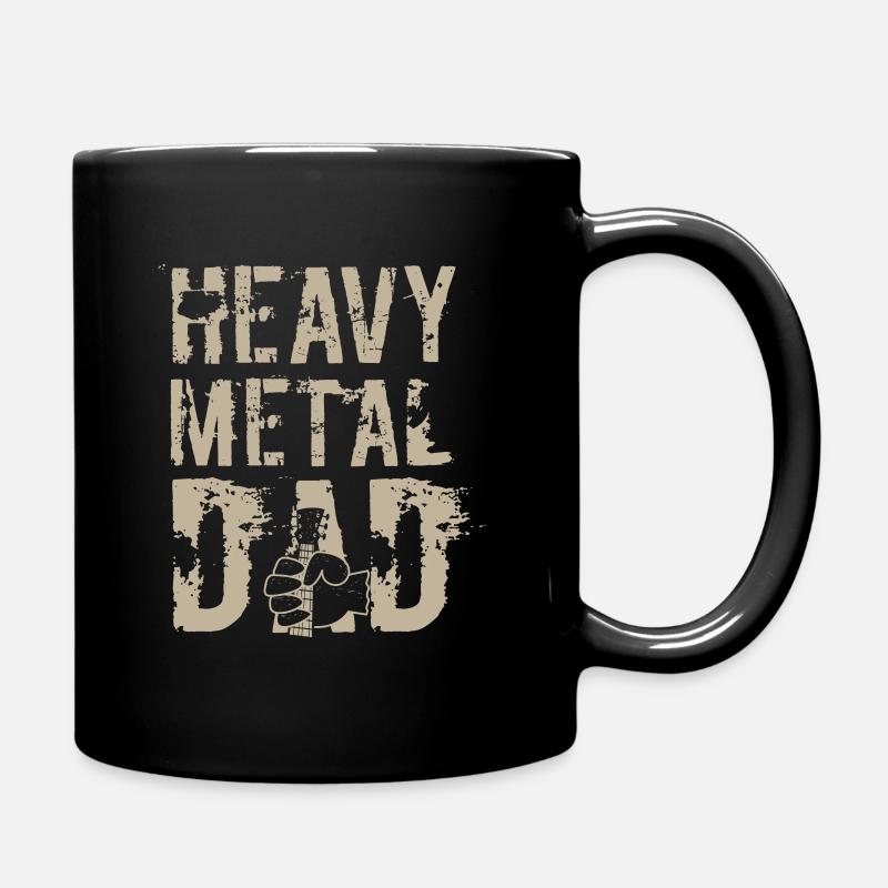 Papa Heavy Metal - Mug uni - noir