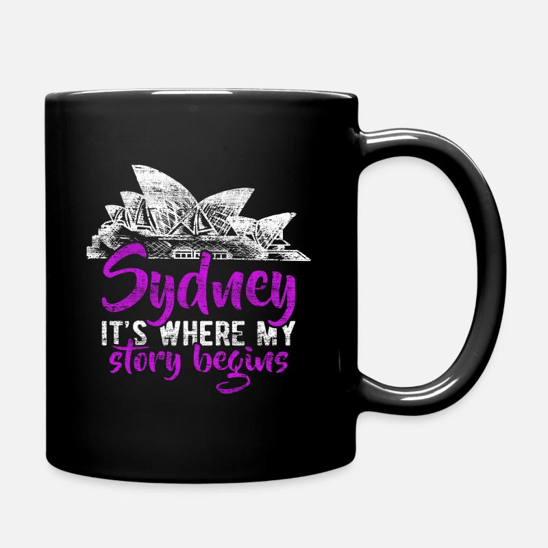 Sydney - Mug uni - noir