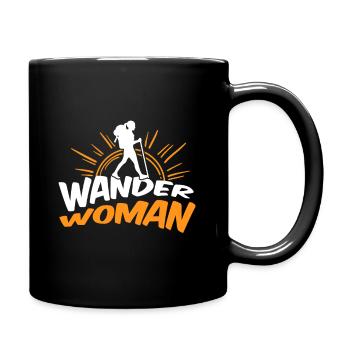 Randonner Woman World Travel / Trekking, Randonnée - Mug uni - noir - Droite