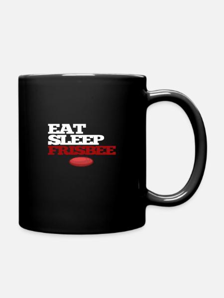 Frisbee - Tasse einfarbig - Schwarz