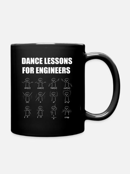Techniker Tanzunterricht Mathematiker Geschenk - Tasse einfarbig - Schwarz
