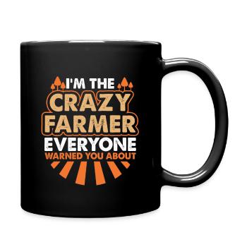 Farmer - Full Colour Mug - black - Right