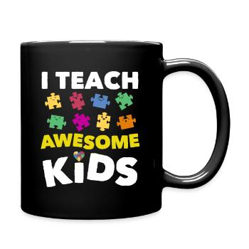 Professeur d'autisme - Mug uni - noir - Droite