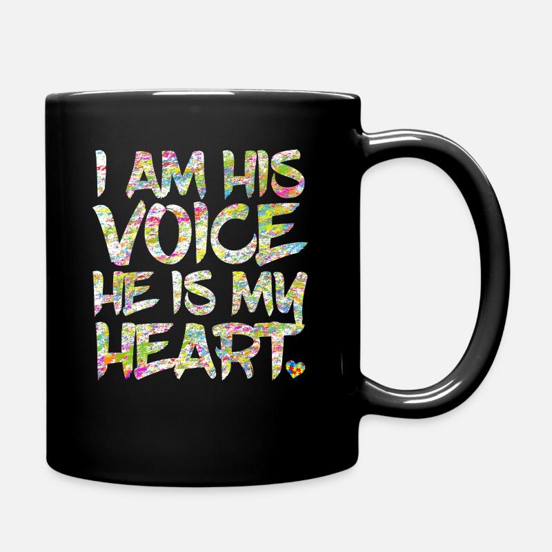 Autism awareness - Full Colour Mug - black