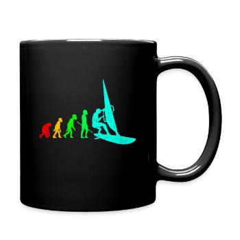 Planche à voile - Mug uni - noir - Droite