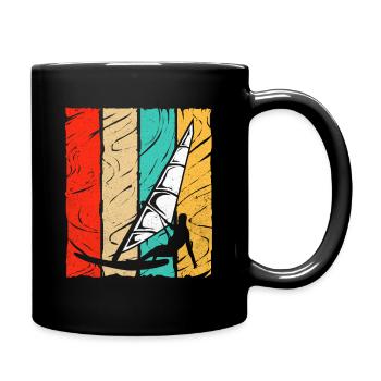 Planche à voile - Mug uni - noir - Droite