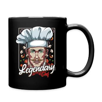 chef - Full Colour Mug - black - Right