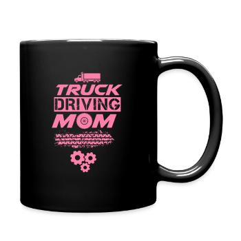 Camion chauffeur routier chauffeur de camion - Mug uni - noir - Droite