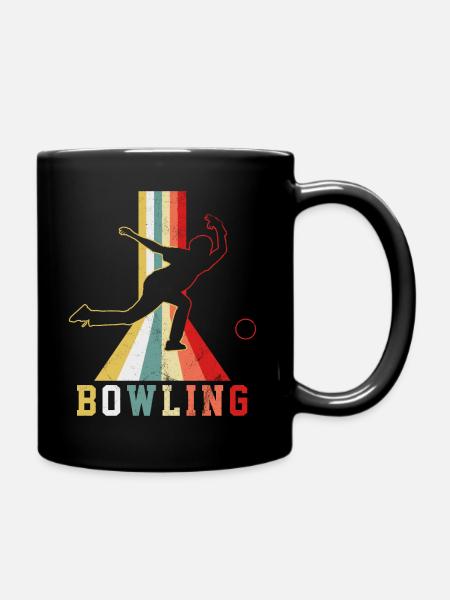 Bowling - Tasse einfarbig - Schwarz