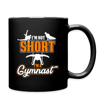 Turnen Turner - Tasse einfarbig - Schwarz - Rechts