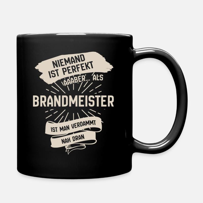 Brandmeister - Tasse einfarbig - Schwarz