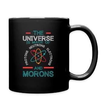 Proton Neutrons Electron - Full Colour Mug - black - Right