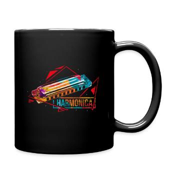 harmonica - Mug uni - noir - Droite