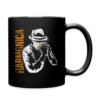 harmonica - Mug uni - noir - Droite