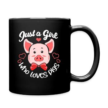 Pig Pig Pig Piglet Boar Boar - Full Colour Mug - black - Right