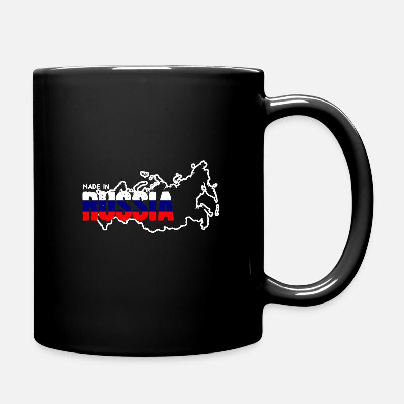 Made in Russia - Full Colour Mug - black
