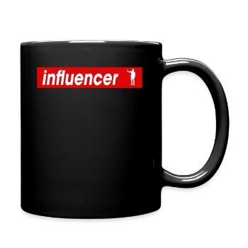 Fantastic Influencer Tshirt Design - Tasse einfarbig - Schwarz - Rechts