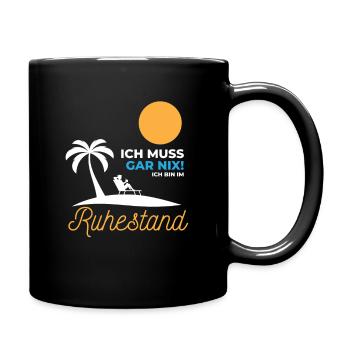 Retirement 2019 retirement 63 60 colleagues farewell - Full Colour Mug - black - Right