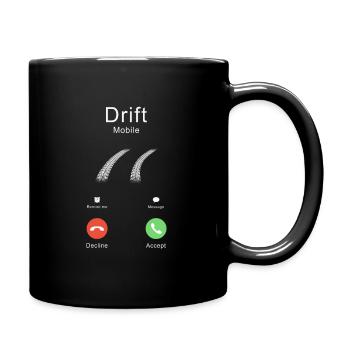 Drift Mobile Call JDM Tuner T-shirt - Tasse einfarbig - Schwarz - Rechts
