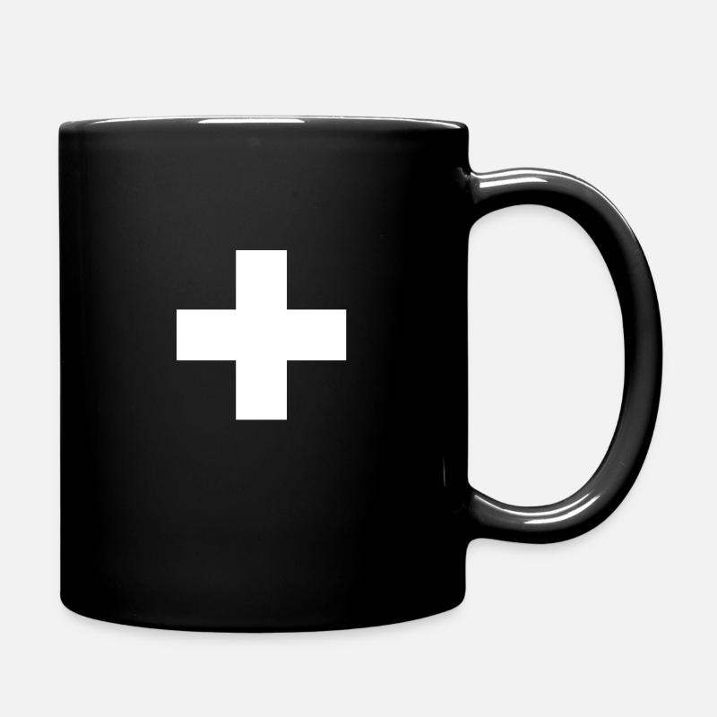 Suisse - Mug uni - noir