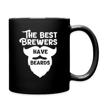 Brasseur de bière Bart - Mug uni - noir - Droite