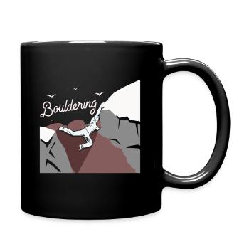 bouldering - Mug uni - noir - Droite