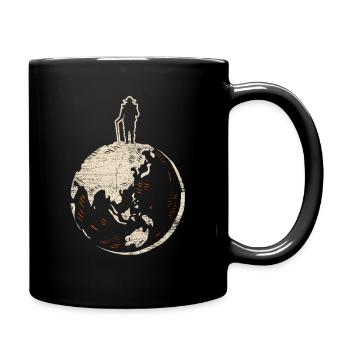 to travel - Full Colour Mug - black - Right