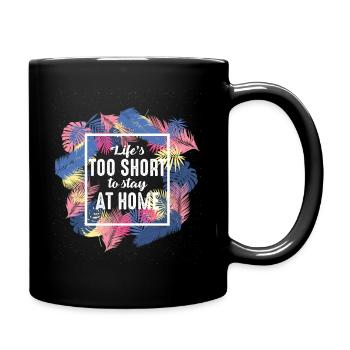 Travel at home - Full Colour Mug - black - Right