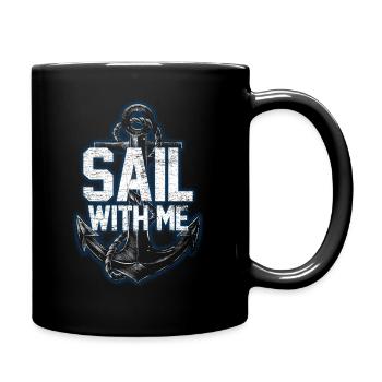 Segeln Erfahrung - Tasse einfarbig - Schwarz - Rechts