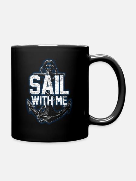 Segeln Erfahrung - Tasse einfarbig - Schwarz