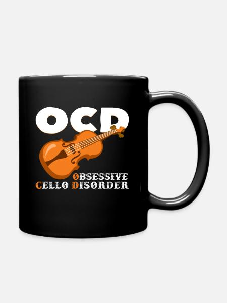 Cello - Tasse einfarbig - Schwarz