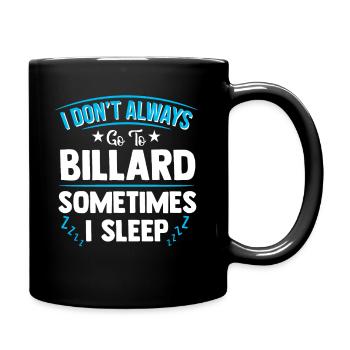 Billard - Tasse einfarbig - Schwarz - Rechts