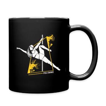 Pole Dancer - Tasse einfarbig - Schwarz - Rechts