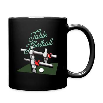 Tischfußball - Tasse einfarbig - Schwarz - Rechts