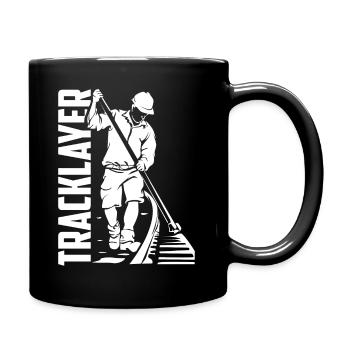track layers - Full Colour Mug - black - Right