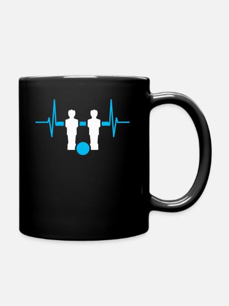 T-shirt de babyfoot battement de coeur de babyfoot - Mug uni - noir