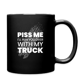 Camion camion camion camion - Mug uni - noir - Droite