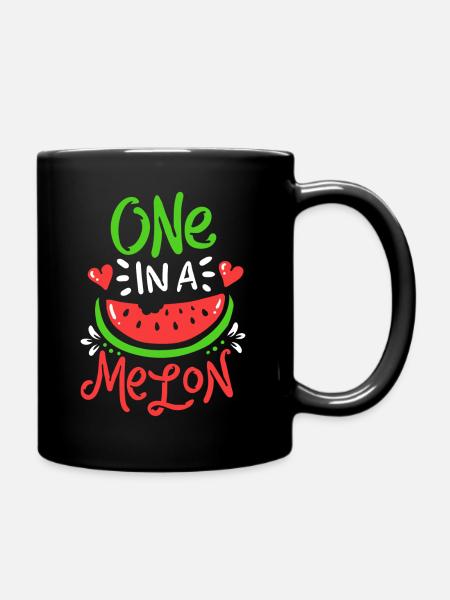 melon - Mug uni - noir