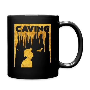 caving - Full Colour Mug - black - Right