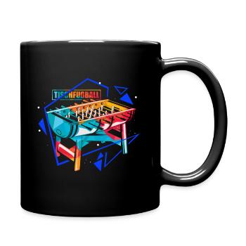 football de table - Mug uni - noir - Droite