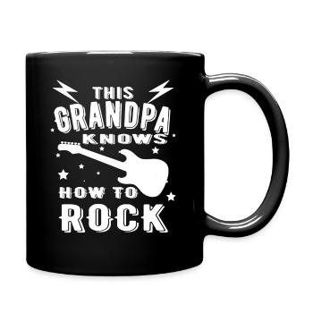 Grand-père cadeau drôle professeur drôle drôle - Mug uni - noir - Droite