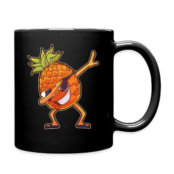 ananas - Mug uni - noir - Droite