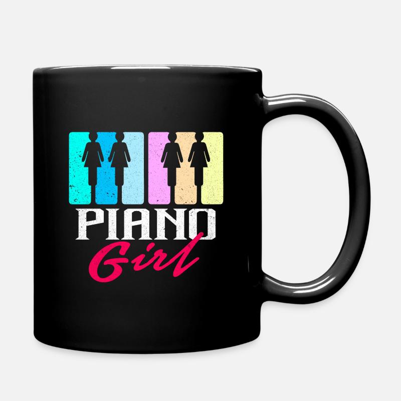 Piano - Mug uni - noir
