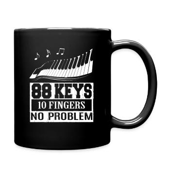 Pianist Piano Piano Classical Music Instrument - Full Colour Mug - black - Right