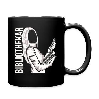 librarian - Full Colour Mug - black - Right