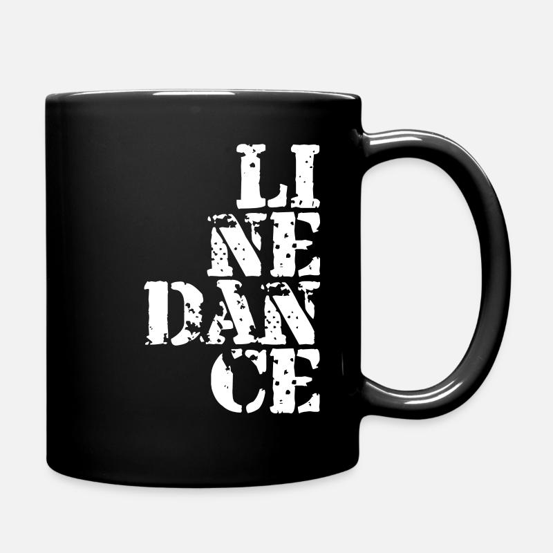 Line dance - Line Dancer Geschenk T-Shirt - Tasse einfarbig - Schwarz
