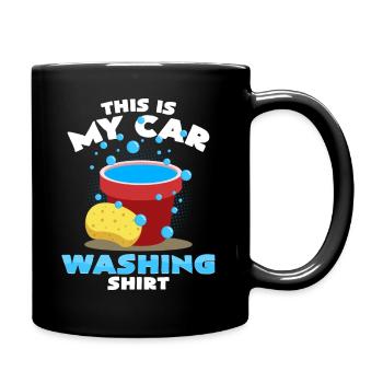 Ceci est mon lavage de voiture T-shirt lavage de voiture - Mug uni - noir - Droite