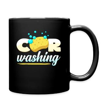 Detailing Detailer Car Washing Vehicle Care - Full Colour Mug - black - Right