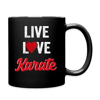 karate - Full Colour Mug - black - Right