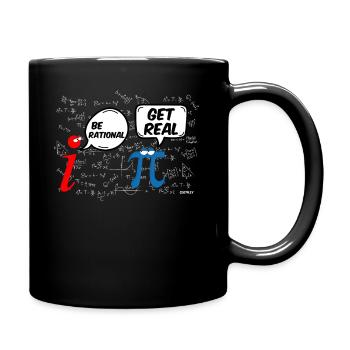 Math T-Shirt Drôle Pi Soyez rationnel - Mug uni - noir - Droite